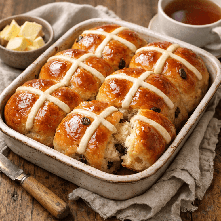 Soft & Fluffy Hot Cross Buns Recipe (Easy Bakery-Style)