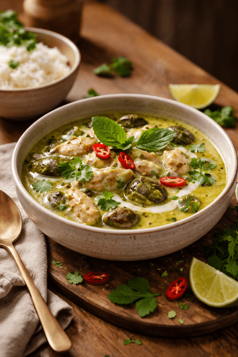 Thai Green Chicken Curry (Easy, Restaurant-Style Recipe You Can Make at Home)