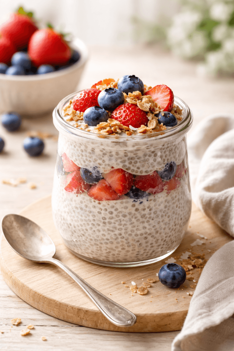 Berry Chia Pudding: Easy Overnight Breakfast for Busy Mornings